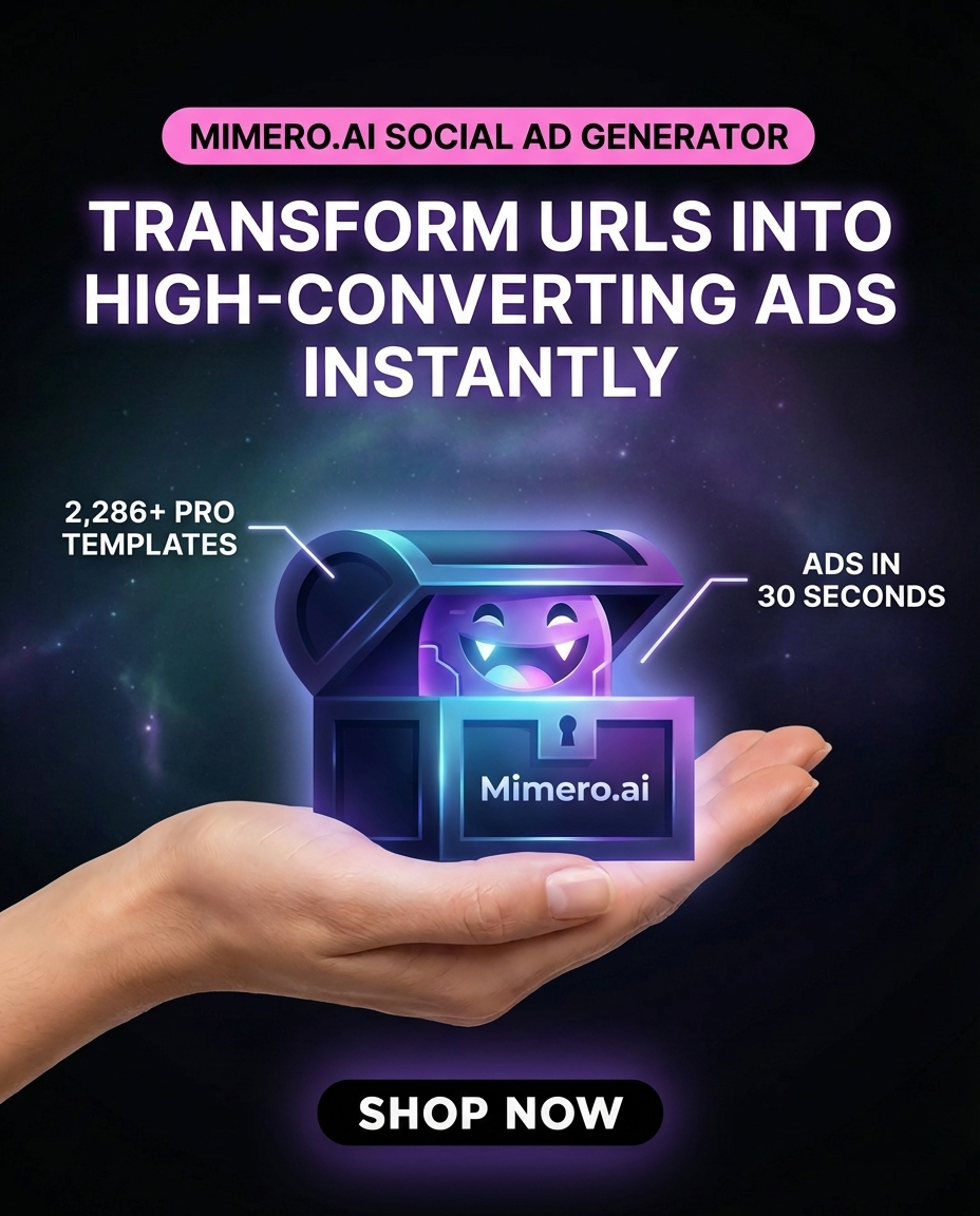 AI-generated ad creative - Portrait (4:5) format - Mimero AI