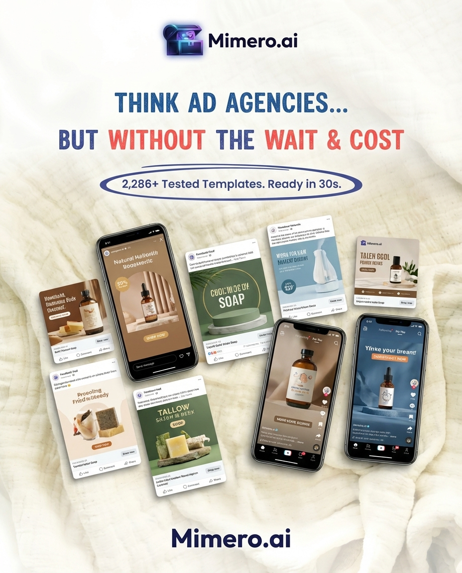 AI-generated ad creative - Portrait (4:5) format - Mimero AI